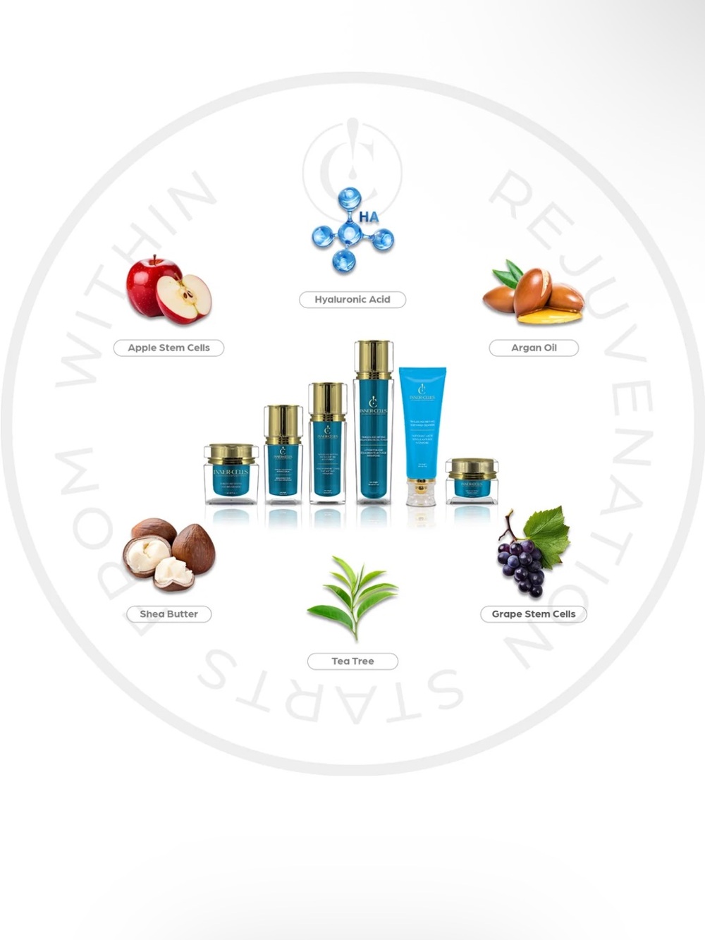 Inner-Cells Timeless Age Defying Ritual Collection Skincare Set - Picture 4 of 6